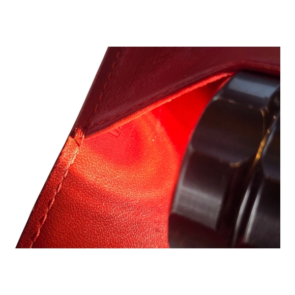 Louis Vuitton 2006 Red Vernis Leather 6 Ring Notebook Agenda Wallet - Picture 15 of 16